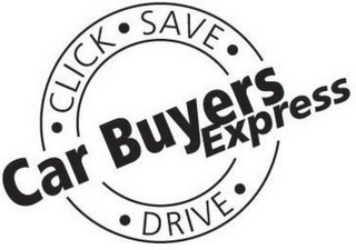 CAR BUYERS EXPRESS · CLICK · SAVE · DRIVE · logo
