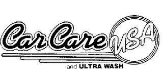 CAR CARE USA AND ULTRA WASH logo