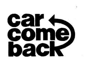 CAR COME BACK logo