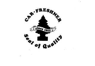 CAR-FRESHNER SEAL OF QUALITY SINCE 1952 logo