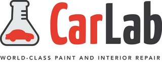 CAR LAB WORLD-CLASS PAINT AND INTERIOR REPAIR logo