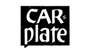CAR-PLATE logo