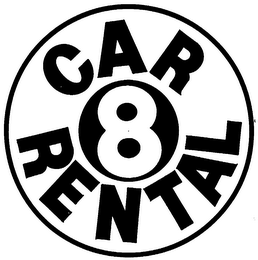 CAR RENTAL 8 logo
