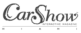 CAR SHOW INTERACTIVE MAGAZINE logo