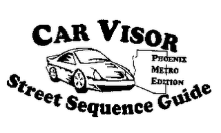 CAR VISOR STREET SEQUENCE GUIDE PHOENIX METRO EDITION logo