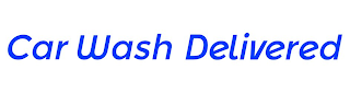CAR WASH DELIVERED logo
