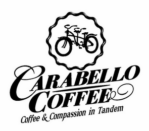 CARABELLO COFFEE COFFEE & COMPASSION IN TANDEM logo