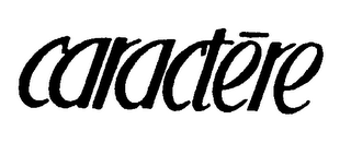 CARACTERE logo