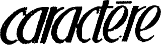 CARACTÈRE logo