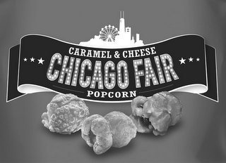 CARAMEL & CHEESE CHICAGO FAIR POPCORN logo