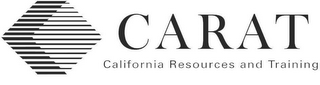 CARAT CALIFORNIA RESOURCES AND TRAINING logo