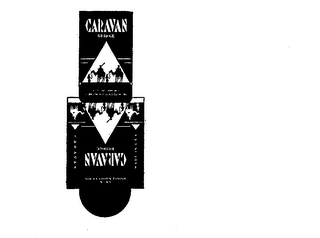 CARAVAN BRIDGE AIR CUSHION FINISH NO.49 THE UNITED STATES PLAYING CARDS CO. CINCINNATI; OHIO MADE IN U.S.A. logo