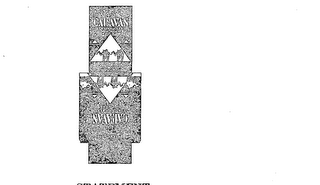 CARAVAN PLAYING CARDS AIR CUSHION 491 THE UNITED STATES PLAYING CARD CO. CINCINNATI, OHIO U.S.A. logo