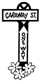 CARAWAY ST. ONE WAY logo