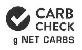 CARB CHECK G NET CARBS logo