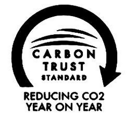 CARBON TRUST STANDARD REDUCING CO2 YEAR ON YEAR logo