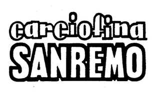 CARCIOFINA SANREMO logo