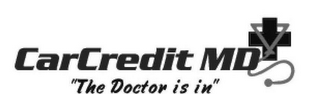 CARCREDIT MD, "THE DOCTOR IS IN" logo