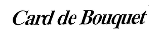 CARD DE BOUQUET logo