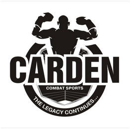 CARDEN COMBAT SPORTS THE LEGACY CONTINUES... logo