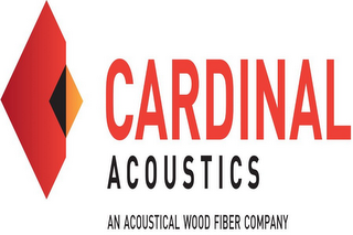 CARDINAL ACOUSTICS AN ACOUSTICAL WOOD FIBER COMPANY logo