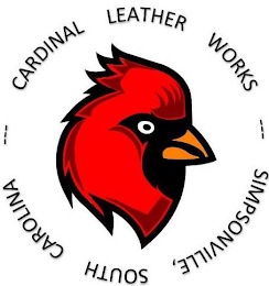 CARDINAL LEATHER WORKS SIMPSONVILLE, SOUTH CAROLINA logo