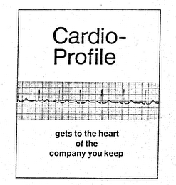 CARDIO-PROFILE GETS TO THE HEART OF THE COMPANY YOU KEEP logo