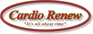CARDIO RENEW IT'S ALL ABOUT TIME logo