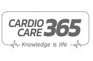 CARDIOCARE365 KNOWLEDGE IS LIFE logo