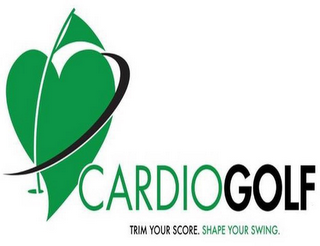 CARDIOGOLF TRIM YOUR SCORE. SHAPE YOUR SWING. logo