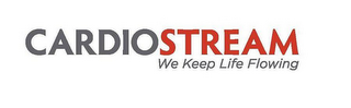 CARDIOSTREAM WE KEEP LIFE FLOWING logo