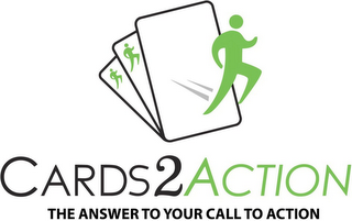 CARDS2ACTION THE ANSWER TO YOUR CALL TO ACTION logo