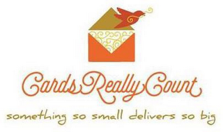 CARDSREALLYCOUNT SOMETHING SO SMALL DELIVERS SO BIG logo