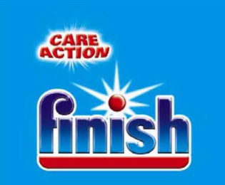 CARE ACTION FINISH logo