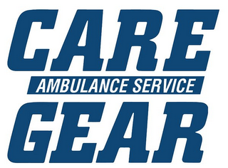 CARE AMBULANCE SERVICE GEAR logo