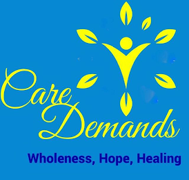 CARE DEMANDS WHOLENESS, HOPE, HEALING logo