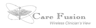 CARE FUSION WIRELESS CLINICIAN'S VIEW logo