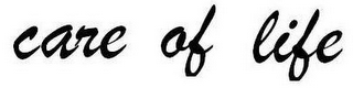 CARE OF LIFE logo