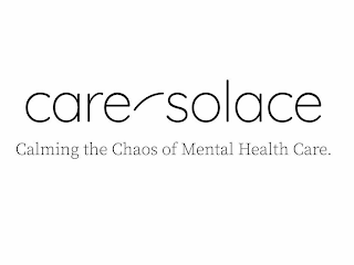 CARE SOLACE CALMING THE CHAOS OF MENTALHEALTH CARE. logo