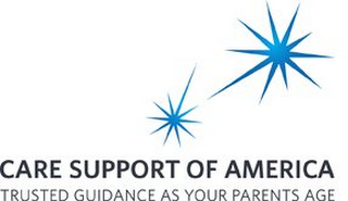 CARE SUPPORT OF AMERICA TRUSTED GUIDANCE AS YOUR PARENTS AGE logo