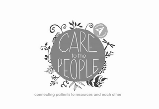 CARE TO THE PEOPLE CONNECTING PATIENTS TO RESOURCES AND EACH OTHER POWERED BY CONSUMER MEDICAL logo