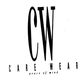 CARE WEAR, PIECE OF MIND logo