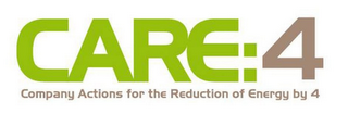 CARE:4 COMPANY ACTIONS FOR THE REDUCTION OF ENERGY BY 4 logo