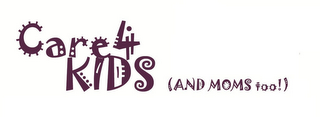 CARE4U KIDS (AND MOMS TOO!) logo