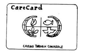 CARECARD CARING THROUGH COMMERCE logo