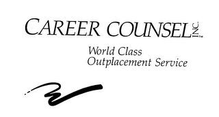 CAREER COUNSEL INC. WORLD CLASS OUTPLACEMENT SERVICE logo