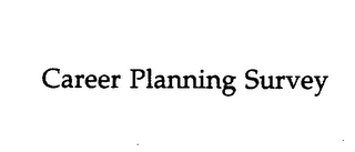 CAREER PLANNING SURVEY logo