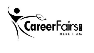 CAREERFAIRS.COM HERE I AM logo