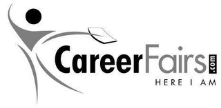 CAREERFAIRS.COM HERE I AM logo
