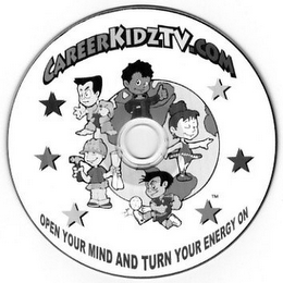 CAREERKIDZTV.COM OPEN YOUR MIND AND TURN YOUR ENERGY ON logo